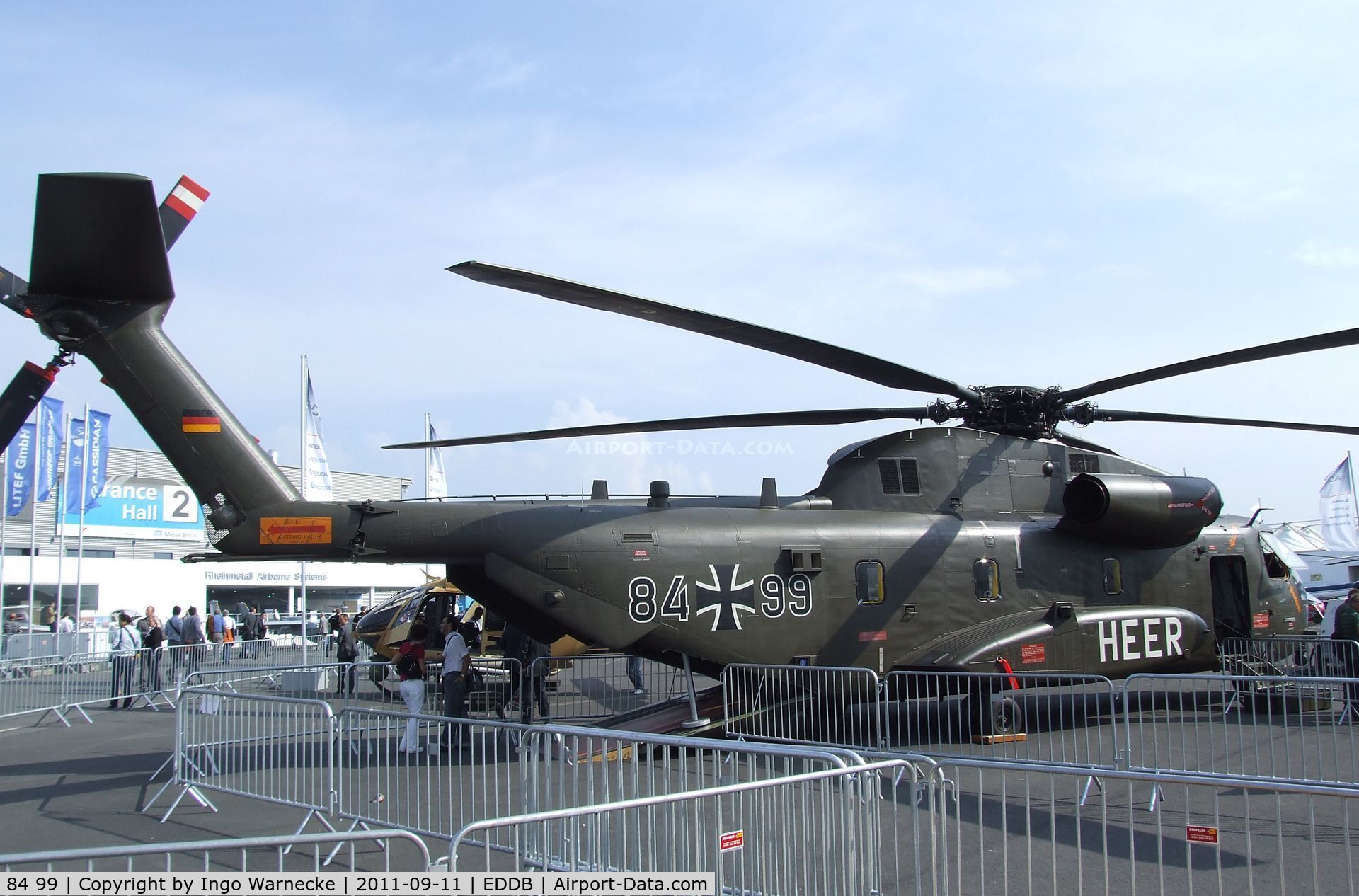 84 99, Sikorsky (VFW-Fokker) CH-53G C/N V65-097, Sikorsky (VFW-Fokker) CH-53G of the German army (Heeresflieger) at the ILA 2012, Berlin