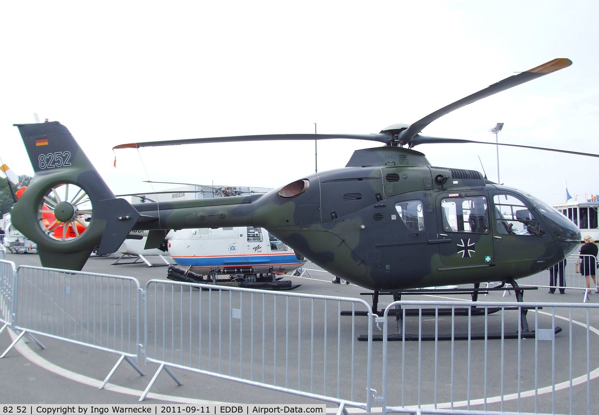 82 52, 2000 Eurocopter EC-135T-1 C/N 0093, Eurocopter EC135T-1 of the German army (Heeresflieger) at the ILA 2012, Berlin