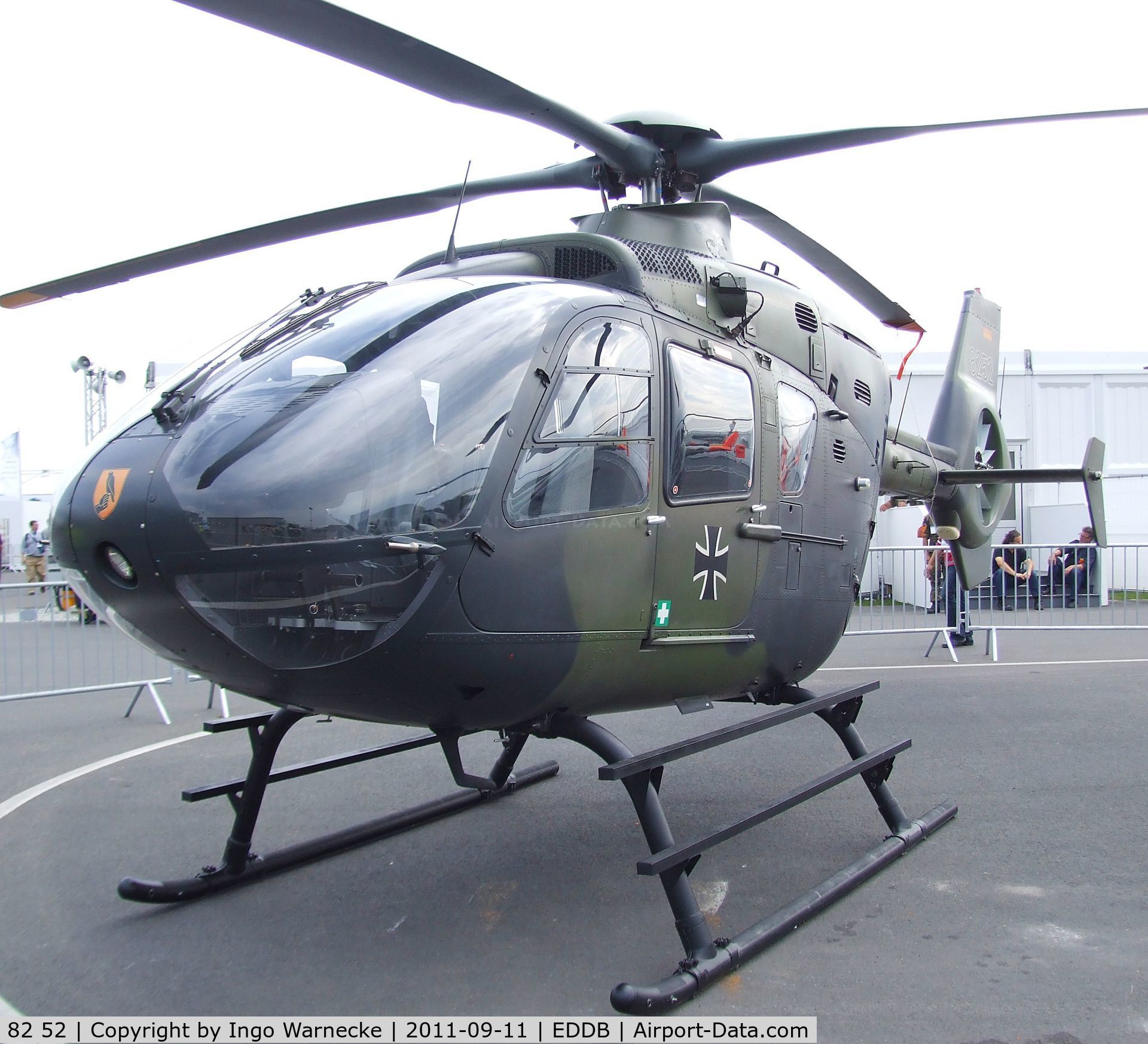 82 52, 2000 Eurocopter EC-135T-1 C/N 0093, Eurocopter EC135T-1 of the German army (Heeresflieger) at the ILA 2012, Berlin