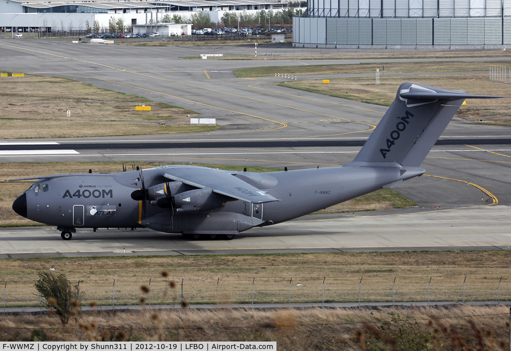 F-WWMZ, 2011 Airbus A400M-180 Atlas C/N 006, Now with ATLAS titles...