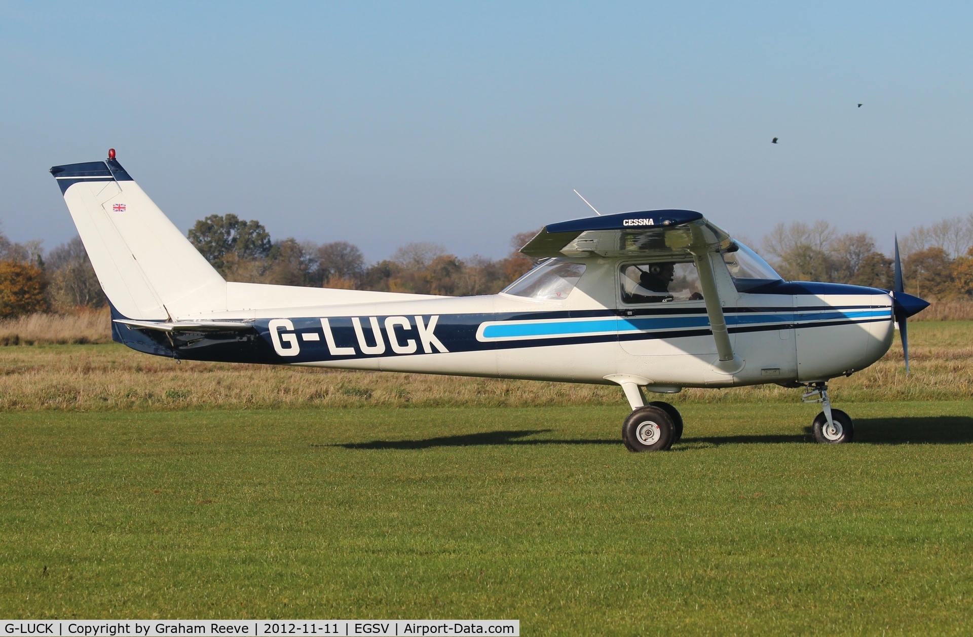 G-LUCK, 1975 Reims F150M C/N 1238, Just arrived.