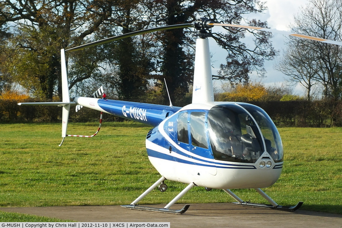 G-MUSH, 2004 Robinson R44 II C/N 10278, Costock Heliport, Leicestershire