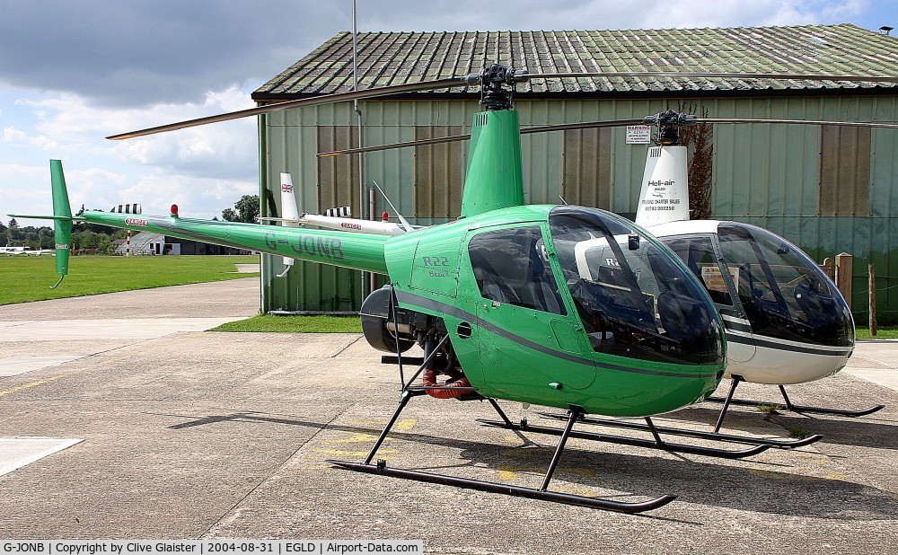 G-JONB, 1996 Robinson R22 Beta C/N 2593, Originally and currently in private hands since April 1996.