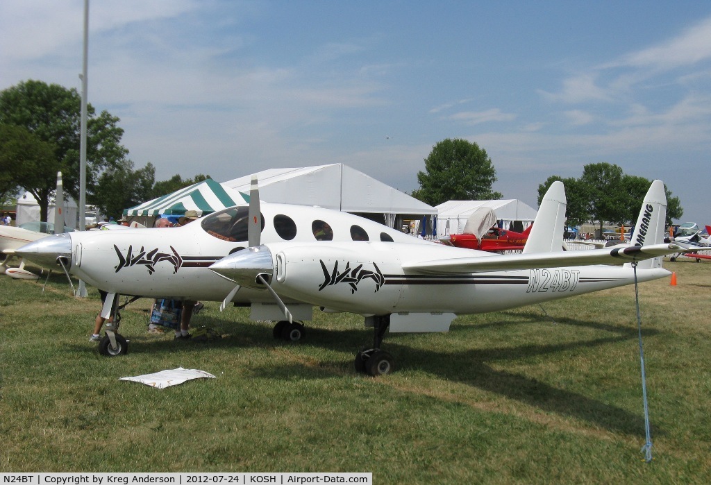 N24BT, 1996 Rutan Boomerang 202 C/N 001, EAA AirVenture 2012