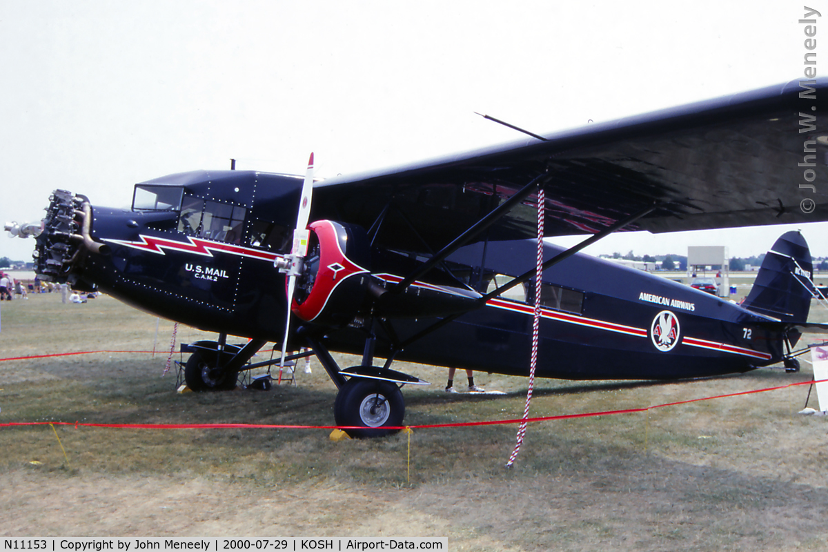 N11153, 1931 Stinson SM-6000-B C/N 5021, Airventure 2000