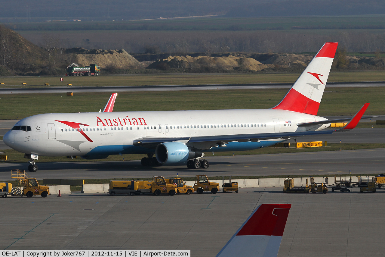 OE-LAT, 1991 Boeing 767-31A C/N 25273, Austrian Airlines