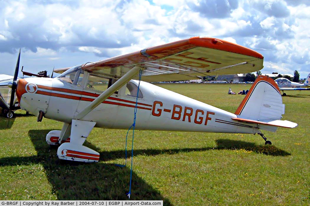 G-BRGF, 1947 Luscombe 8E Silvaire C/N 5475, Luscombe 8E Silvaire Deluxe [5475] Kemble~G 10/07/2004.
