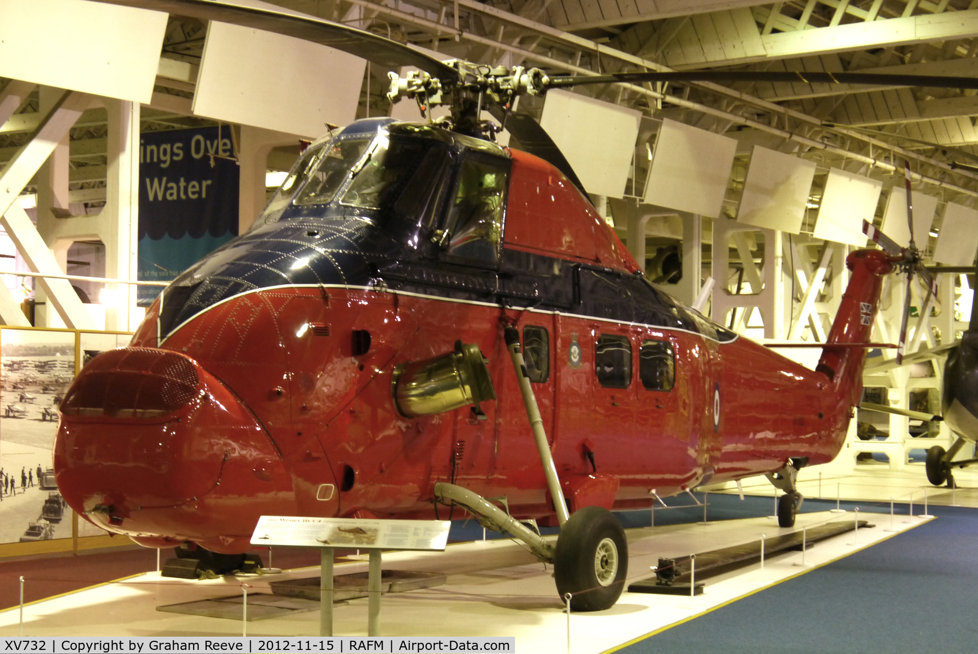 XV732, 1969 Westland Wessex HCC.4 C/N WA627, On display at the Royal Air Force Museum, Hendon.