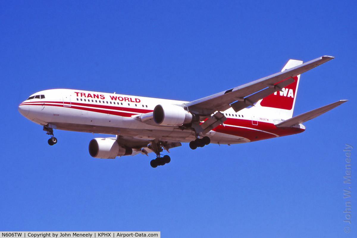 N606TW, 1983 Boeing 767-231 C/N 22569, March 1999