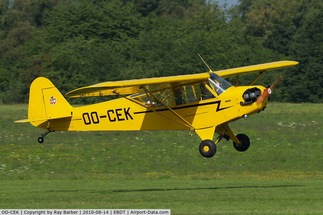 OO-CEK, 1944 Piper L-4J Grasshopper (J3C-65D) C/N 12760, Piper J-3C-65 Cub [12760] Schaffen-Diest~OO 14/08/2010