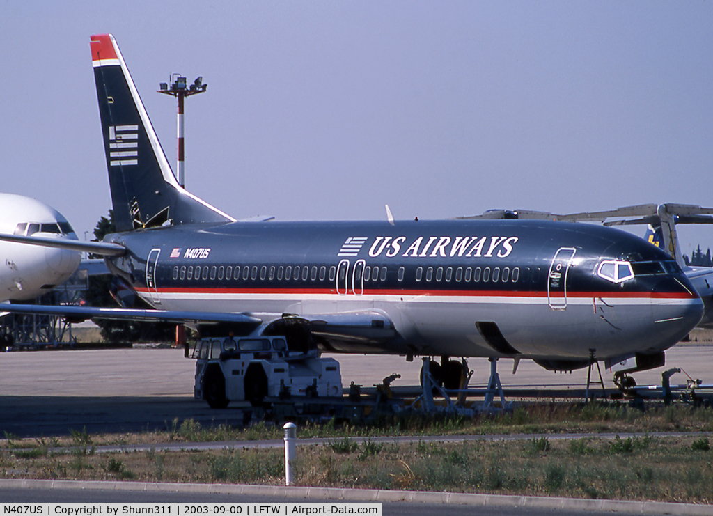 N407US, 1988 Boeing 737-401 C/N 23877, Stored and wfu... Later b/u