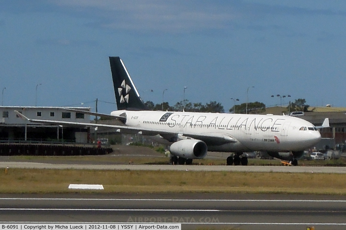 B-6091, 2007 Airbus A330-247 C/N 867, At Sydney