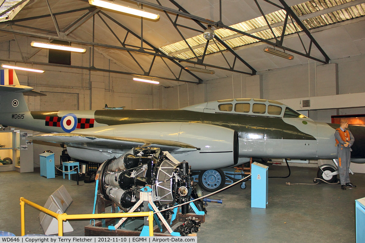 WD646, 1951 Gloster Meteor TT.20 C/N Not found WD646, Gloster Meteor TT.20, c/n: Not found WD646