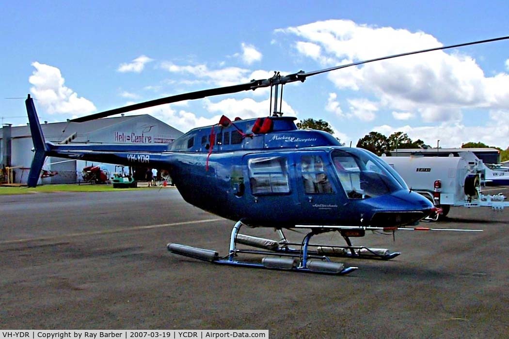 VH-YDR, 1982 Bell 206B C/N 3048, Bell 206B3 Jet Ranger III [3048] Caloundra~VH 19/03/2007