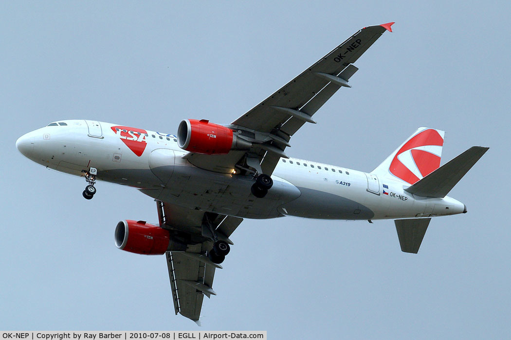 OK-NEP, 2008 Airbus A319-111 C/N 3660, Airbus A319-112 [3660] (CSA Czech Airlines) Home~G 08/07/2010