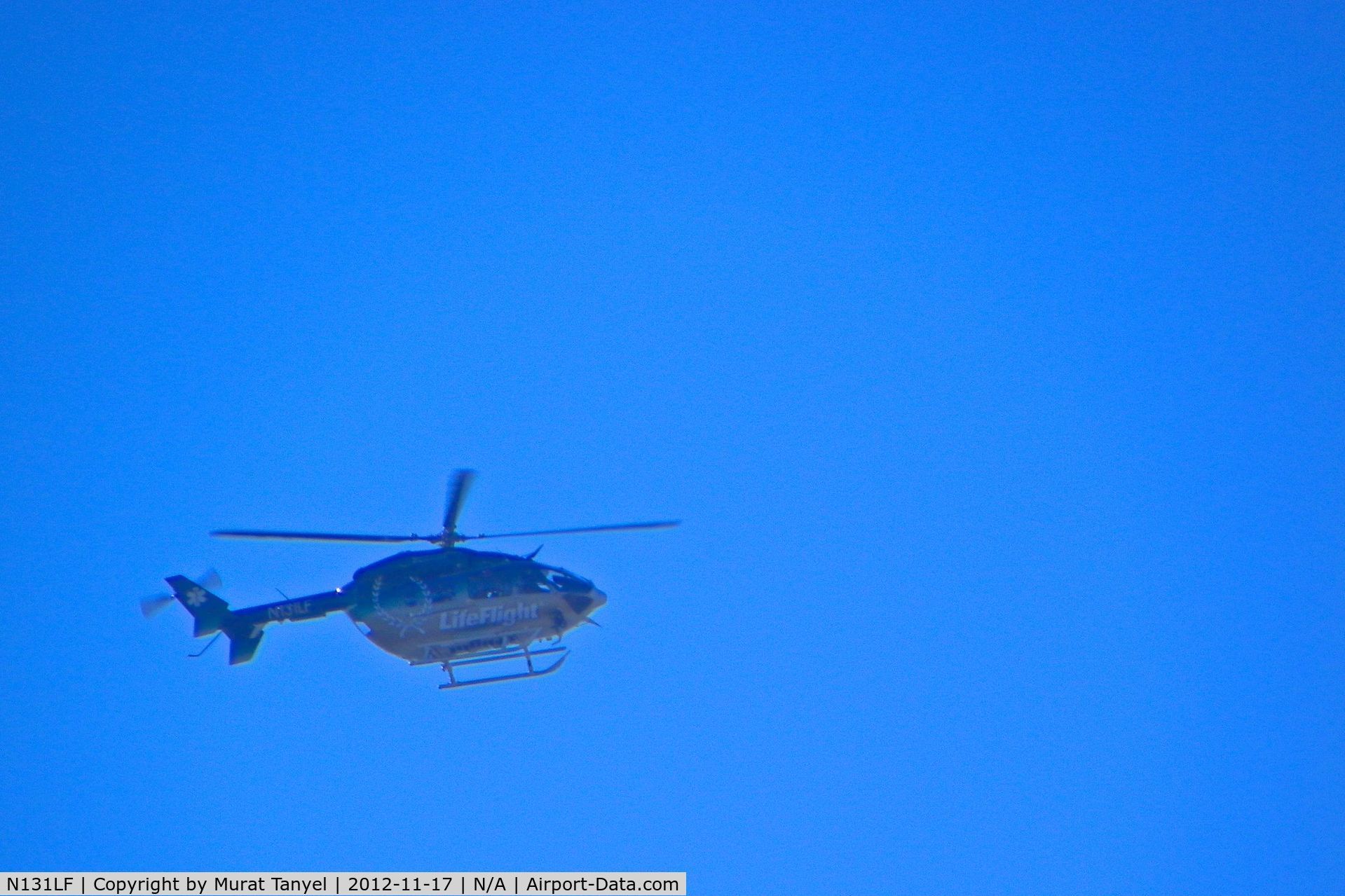 N131LF, 2006 Eurocopter-Kawasaki EC-145 (BK-117C-2) C/N 9096, Flying over the Allegheny River