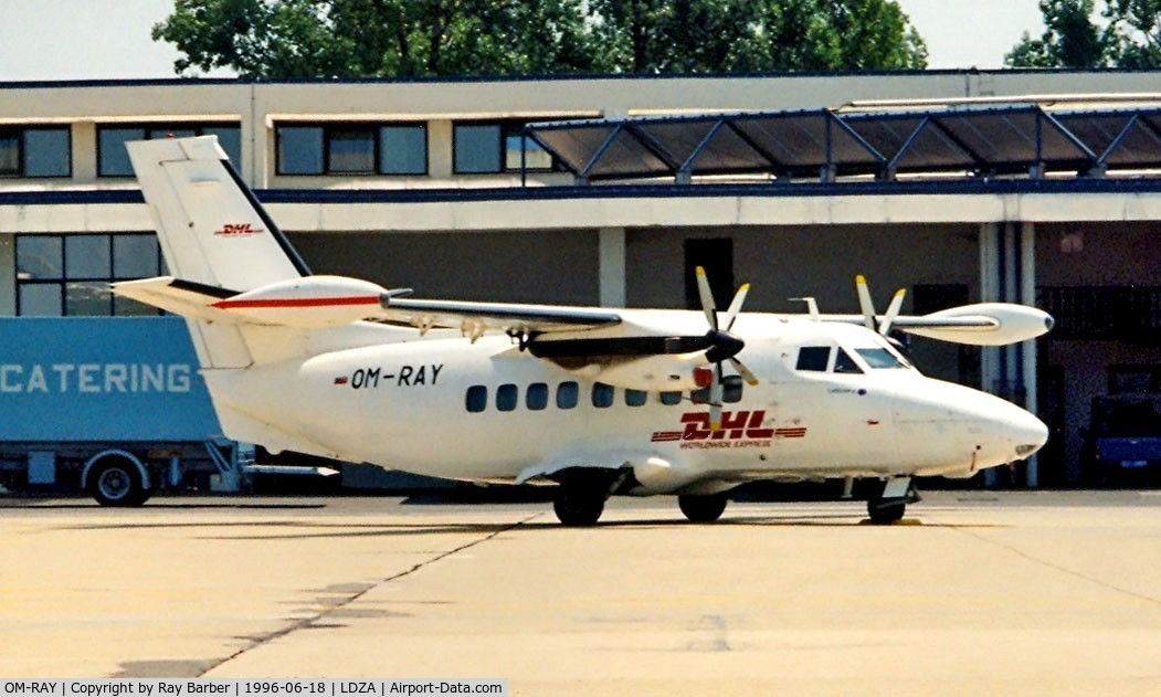 OM-RAY, 1986 Let L-410UVP-E5 Turbolet C/N 861813, Let L-410UVP-E5 Turbolet [861813] Zagreb~9A 18/06/1996