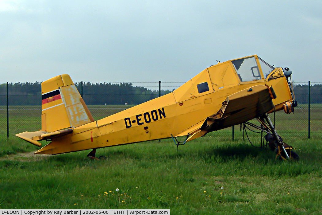 D-EOON, 1968 Let Z-37A Cmelak C/N 06-18, LET Z-37 Cmelak [06-18] Cottbus~D 06/05/2002. Now preserved at Flugwelt Altenburg Norbitz.