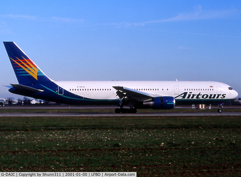 G-DAJC, 1994 Boeing 767-31K C/N 27206, Landing rwy 14R