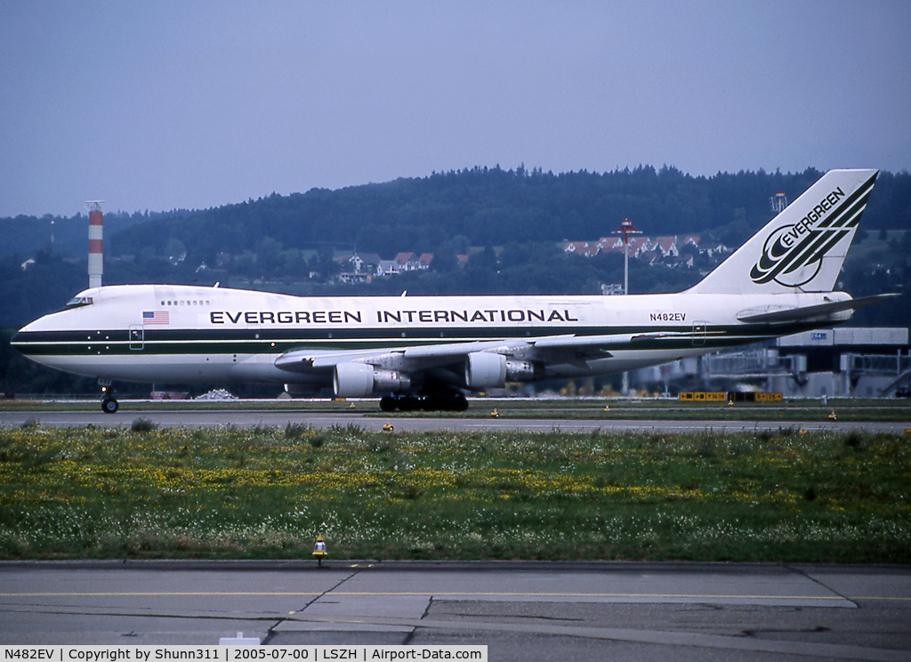 N482EV, 1973 Boeing 747-212B C/N 20713, Arriving from flight...