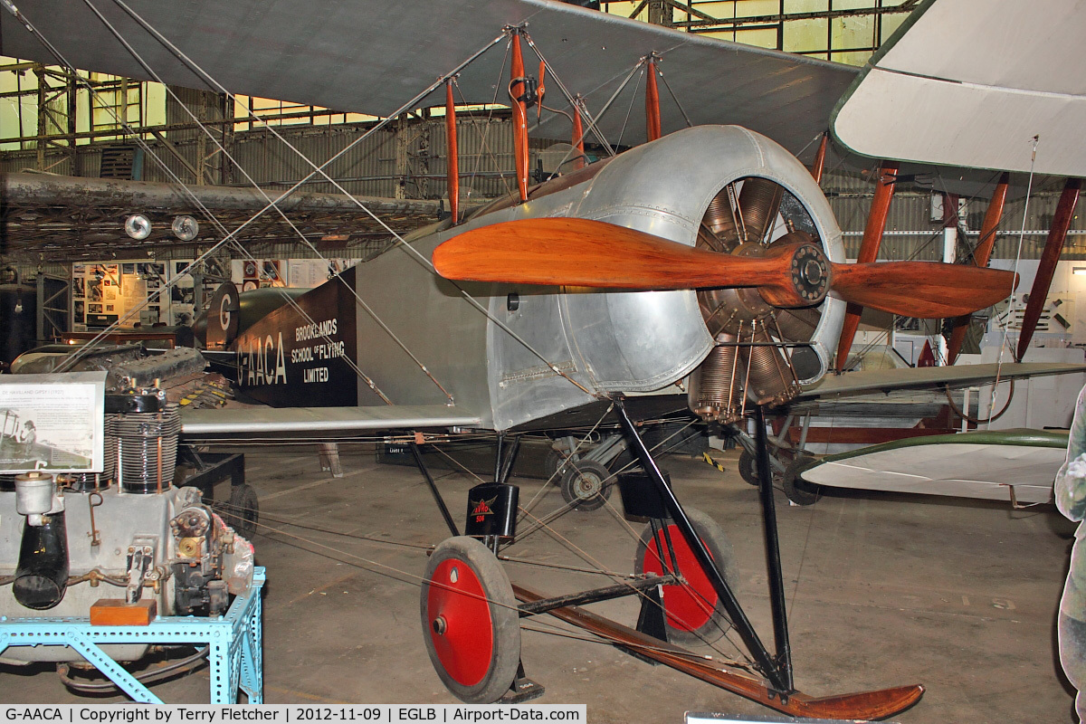 G-AACA, Avro 504K Replica C/N BAPC.177, G-AACA (G1381), Avro 504K Replica, c/n: BAPC.177 at Brooklands Museum