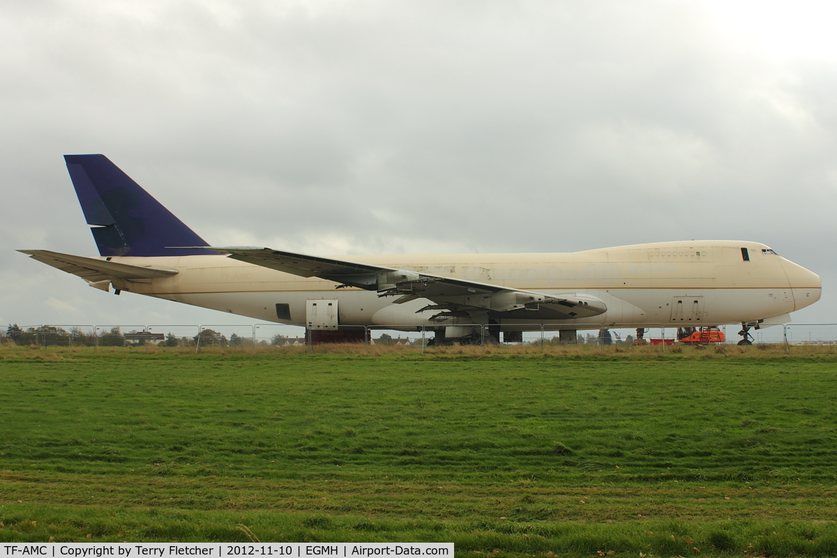 TF-AMC, 1979 Boeing 747-2B3F/SCD C/N 21835, 1979 Boeing 747-2B3F/SCD, c/n: 21835/388 at Kent Int