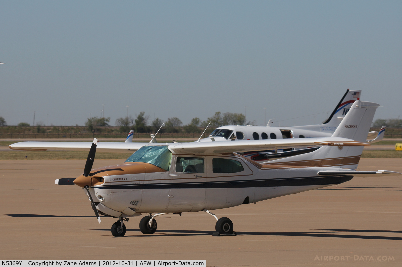 N5369Y, 1980 Cessna T210N Turbo Centurion C/N 21064185, At Alliance Airport