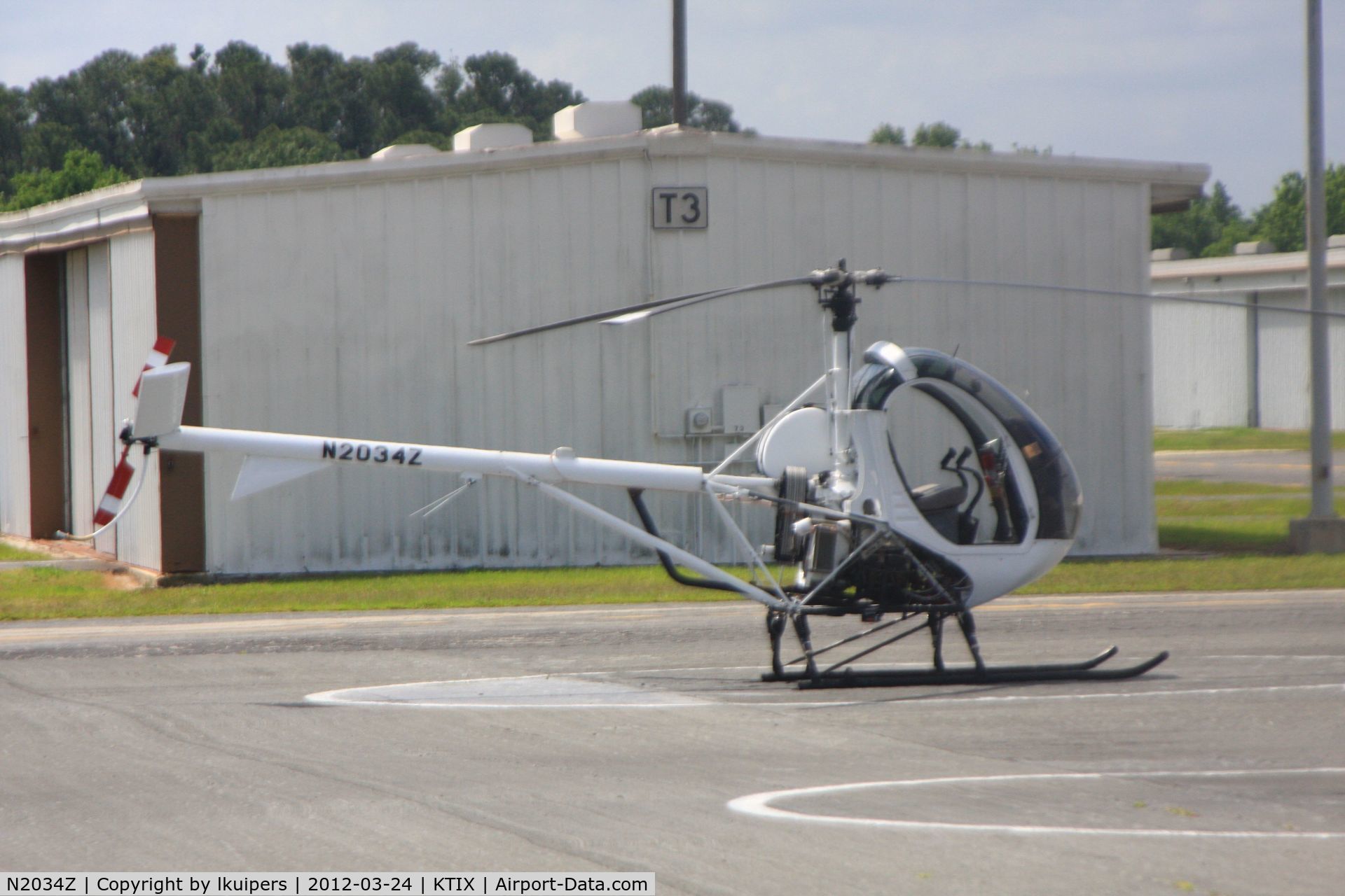 N2034Z, 2008 Schweizer 269C-1 C/N 0327, At Titusville airport, one of the many....