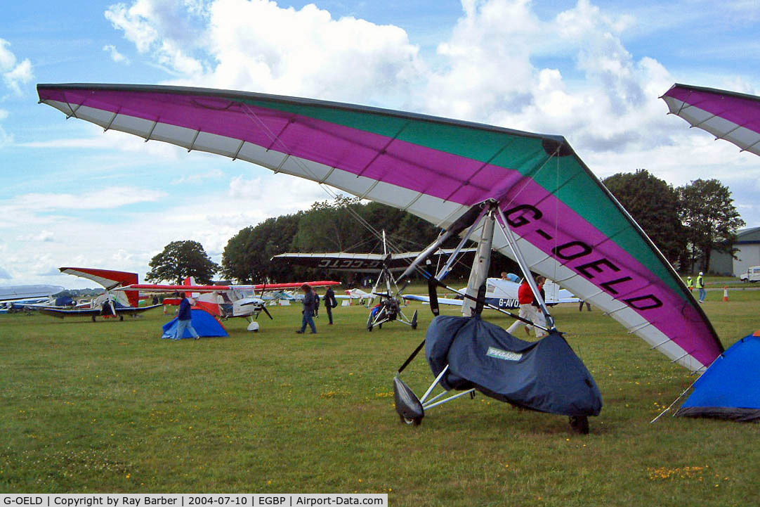 G-OELD, 2000 Pegasus Quantum 15-912 C/N 7765, Mainair Pegasus Quantum 15-912 [7766] Kemble~G 10/07/2004