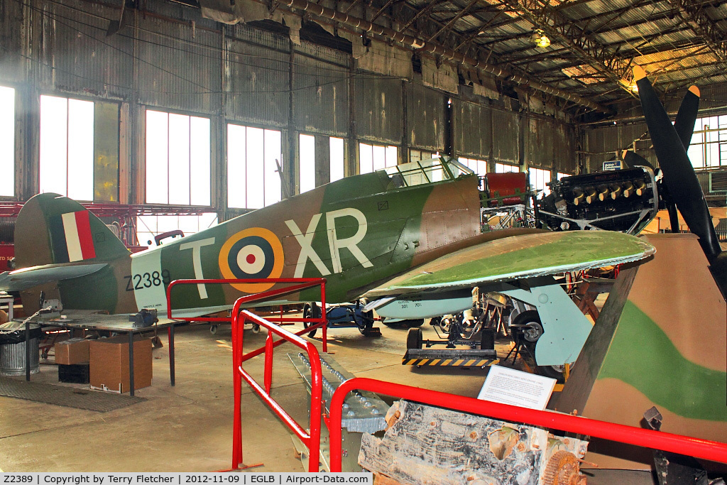 Z2389, 1940 Hawker Hurricane IIA C/N Not found Z2389, 1940 Hawker Hurricane IIA, c/n: Not found Z2389 at Brooklands Museum