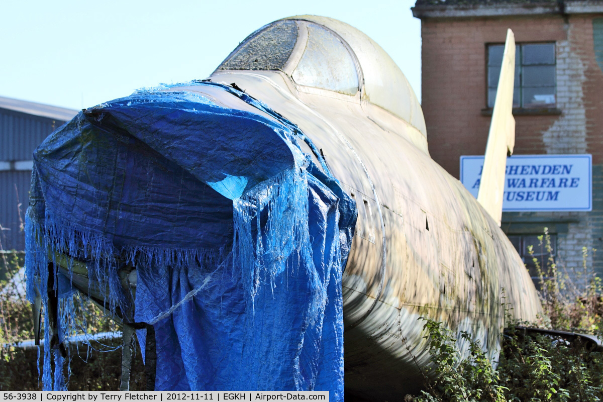 56-3938, 1956 North American F-100F Super Sabre C/N 243-214, 1956 North F-100F SUPER SABRE, c/n: 243-214 at Headcorn