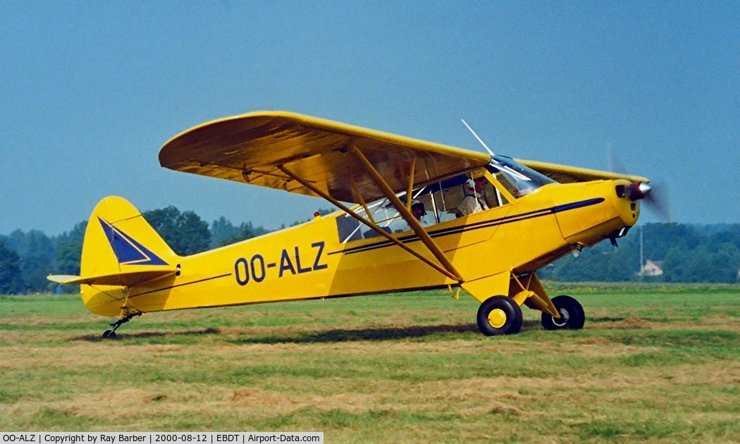 OO-ALZ, 1952 Piper L-18C Super Cub (PA-18-95) C/N 18-2083, Piper L-18C-95 Super Cub [18-2083] Schaffen-Diest~OO 12/08/2000
