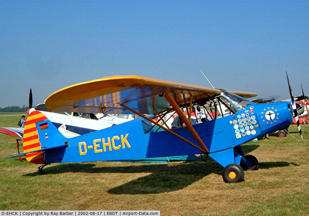 D-EHCK, Piper L-18C Super Cub (PA-18-95) C/N 18-1491, Piper L-18C-95 Super Cub [18-1491] Schaffen-Diest~OO 17/08/2002