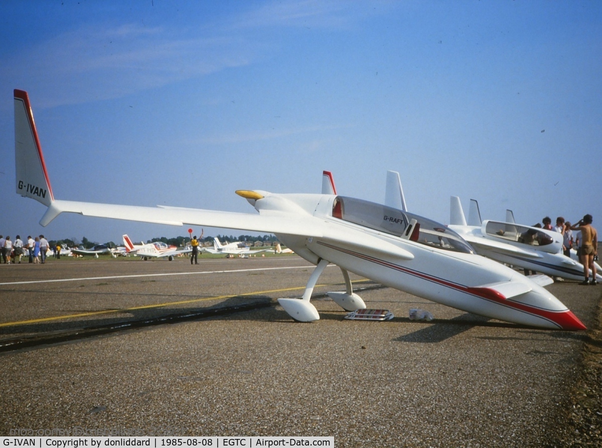 G-IVAN, 1981 Rutan Twin-EZ (VariEze Mod) C/N PFA 074-10502, G-IVAN,  