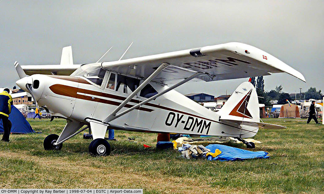 OY-DMM, 1958 Piper PA-22-150 Tri-Pacer C/N 22-5842, Piper PA-22-150 Tri-Pacer [22-5842] Cranfield~G 04/07/1998
