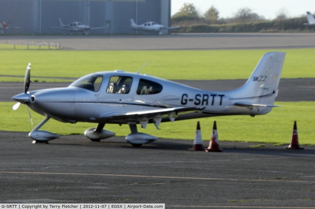 G-SRTT, 2007 Cirrus SR22 GTS Turbo C/N 2421, 2007 Cirrus Design Corp SR22, c/n: 2421 at North Weald