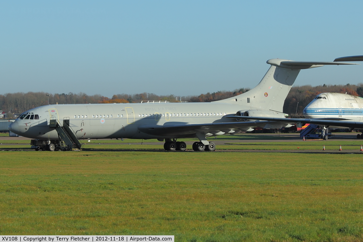 XV108, 1968 Vickers VC10 C.1K C/N 838, 1968 Vickers VC10 C.1K, c/n: 838 at Bruntingthorpe