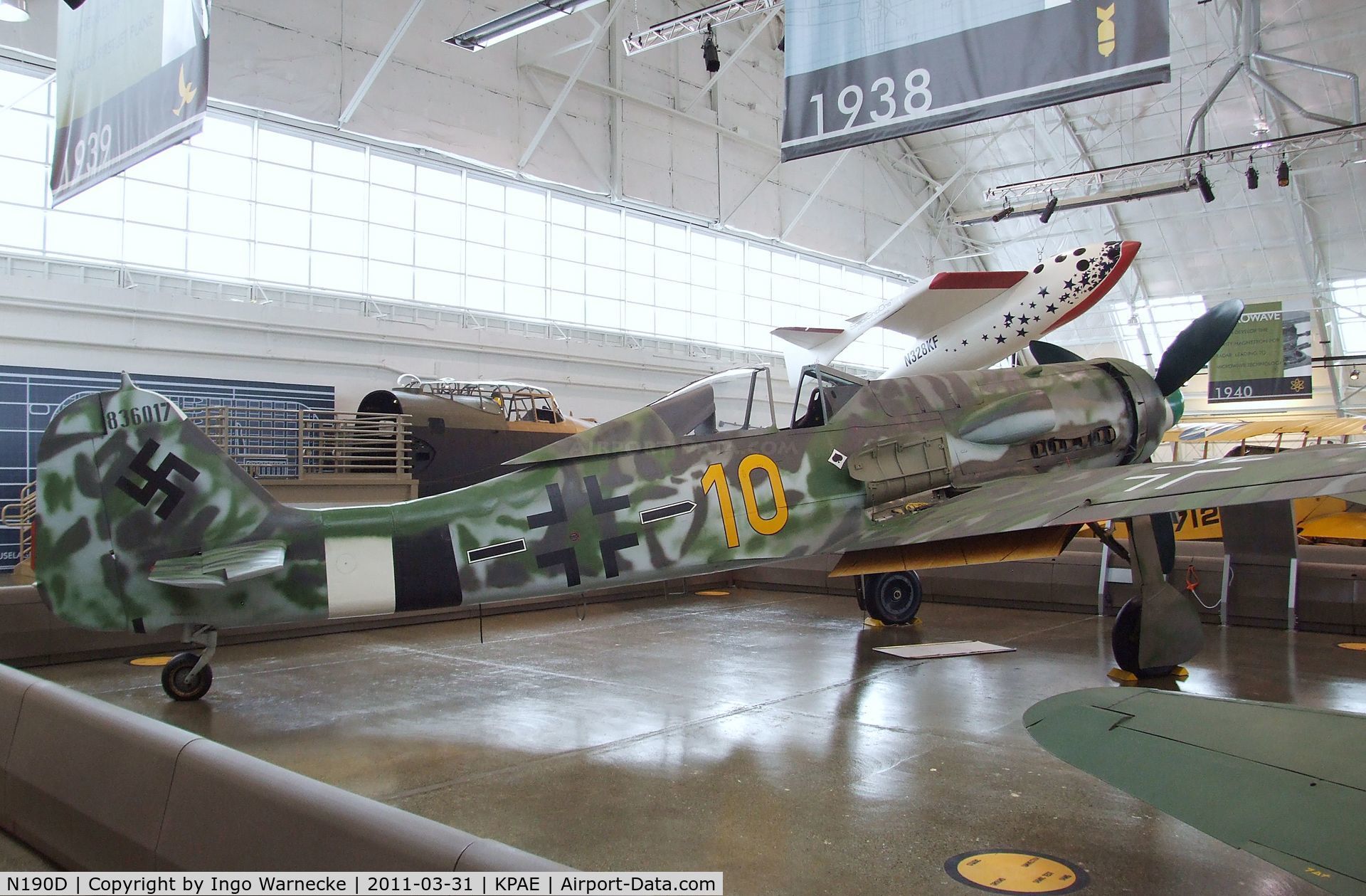 N190D, Focke-Wulf Fw-190D-13/R11 C/N 836017, Focke-Wulf Fw 190D-13 at the Flying Heritage Collection, Everett WA