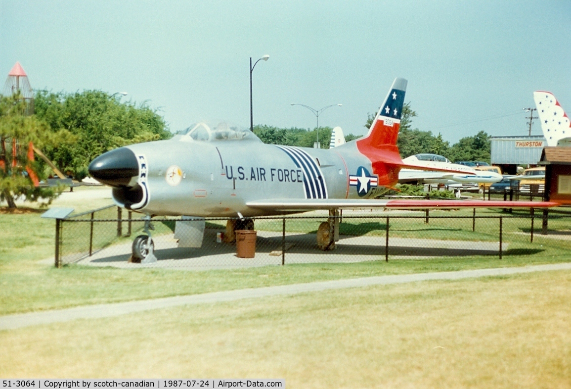 51-3064, 1951 North American F-86L Sabre C/N 177-121, 1951 North American F-86L Sabre, 51-3064, at Air Power Park & Museum, Hampton, VA
