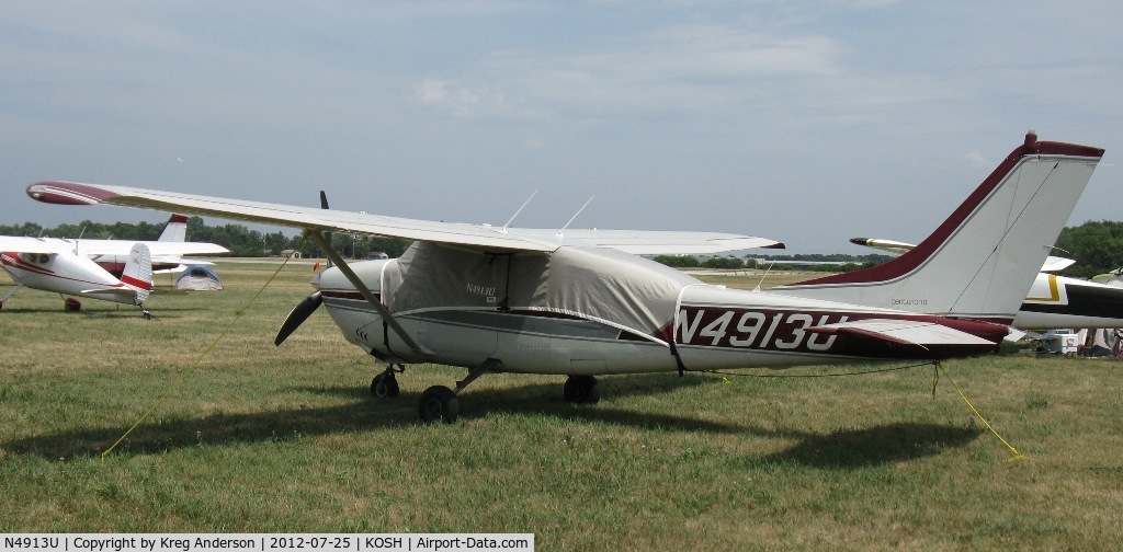 N4913U, 1965 Cessna 210E Centurion C/N 21058613, EAA AirVenture 2012
