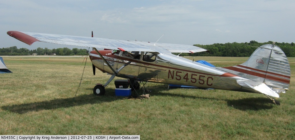 N5455C, 1950 Cessna 170A C/N 19489, EAA AirVenture 2012