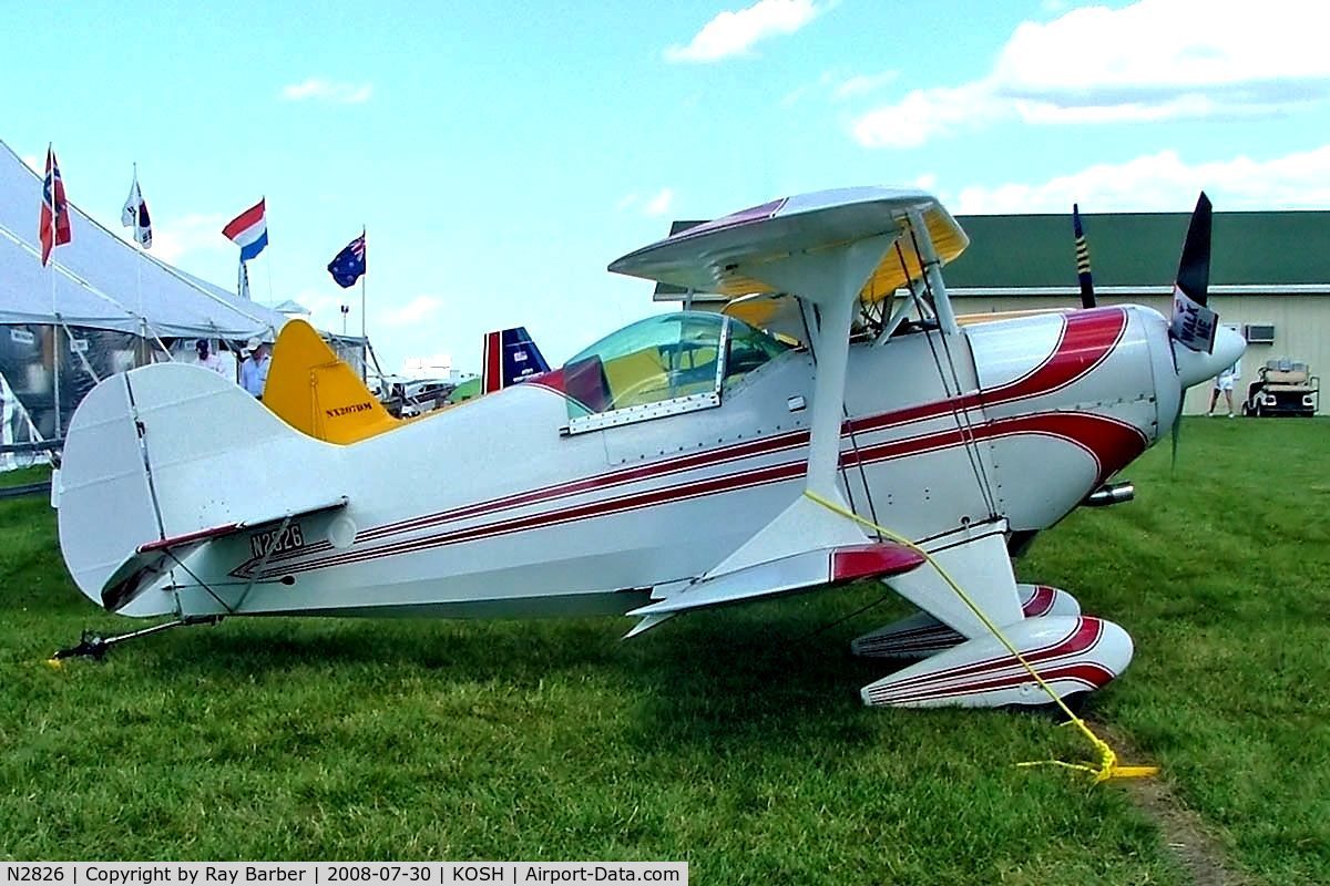 N2826, 1970 Pitts S-1 Special C/N GB-2, Pitts S-1 Special [GB-2] Oshkosh~N 30/07/2008