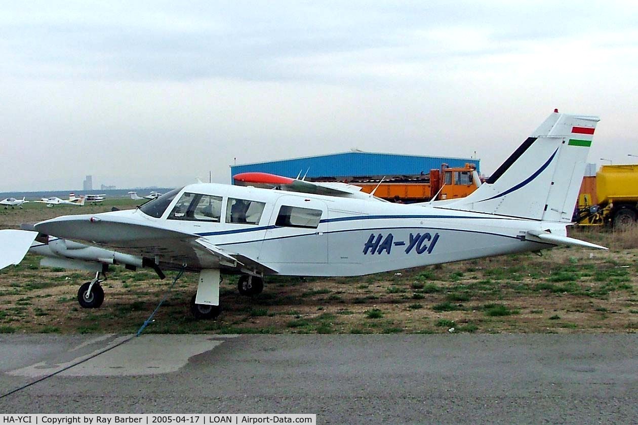 HA-YCI, 1973 Piper PA-34-200 C/N 34-7350259, Piper PA-34-200 Seneca [34-7350259]  Wiener Neustadt-Ost~OE 17/04/2005.