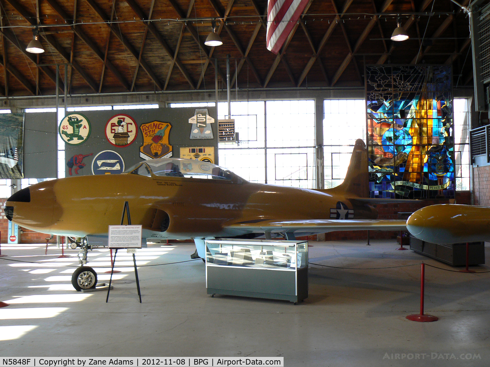 N5848F, 1956 Lockheed T-33A C/N 56CW-WM1573, On display at the Hangar 25 Museum - Big Spring, TX
