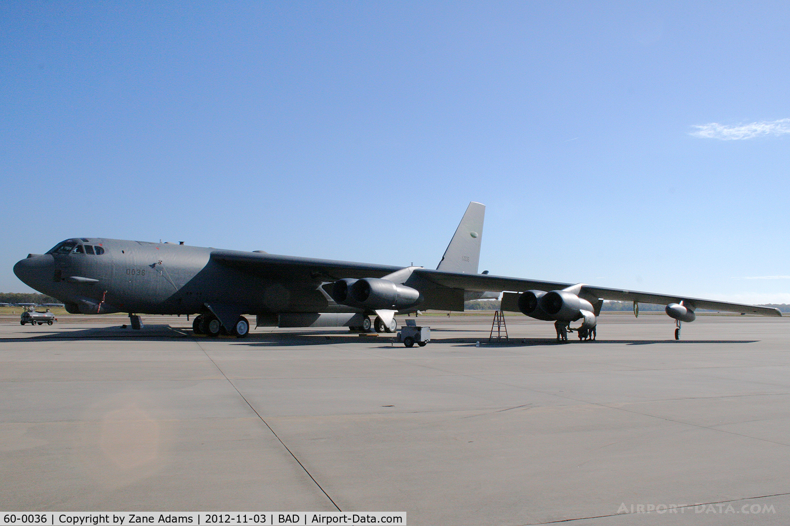 60-0036, 1960 Boeing B-52H Stratofortress C/N 464401, On the ramp at Barskdale Air Force Base