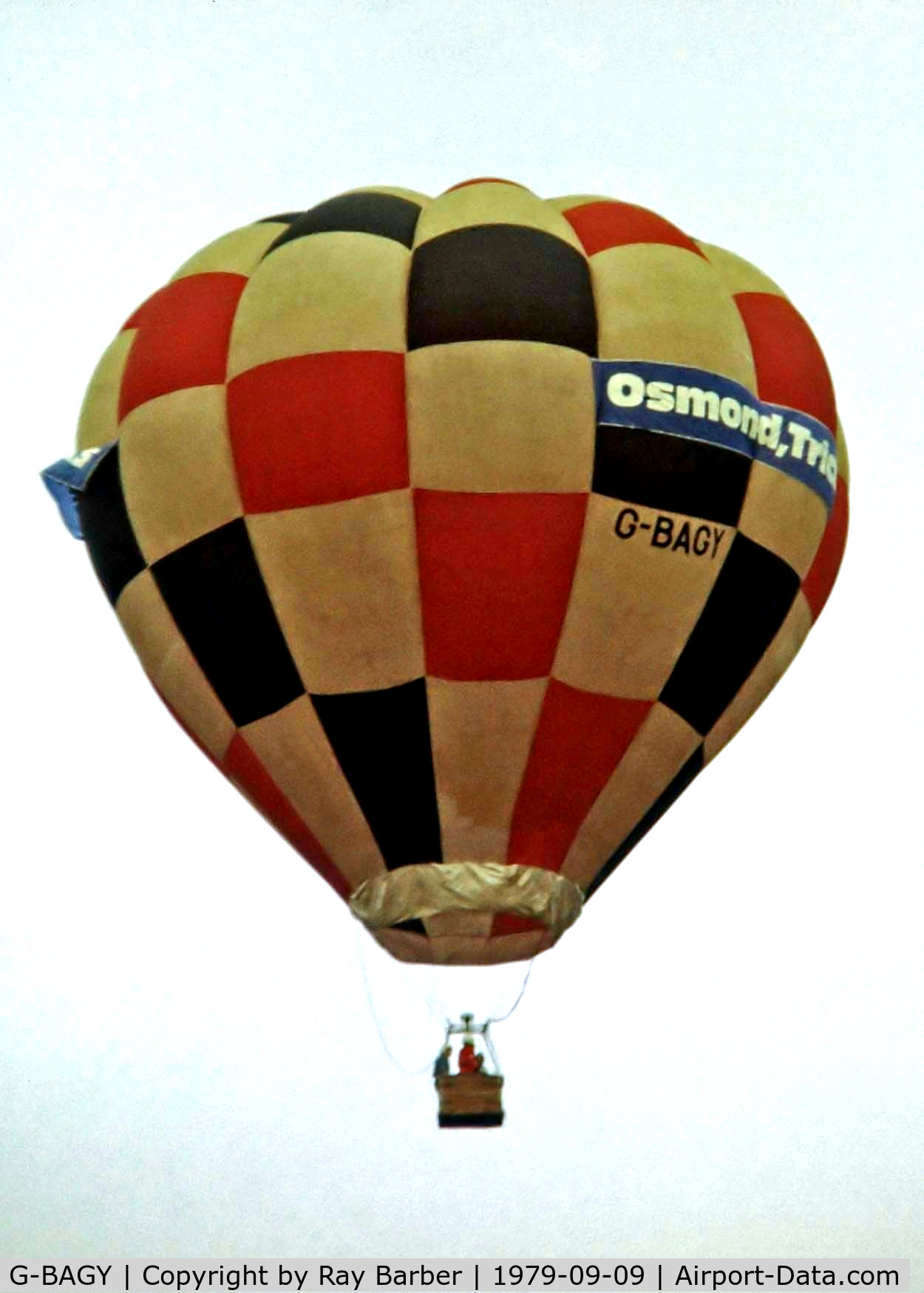 G-BAGY, 1972 Cameron Balloons O-84 C/N 54, Cameron O-84 HAFB [54] Ashton Court~G 09/09/1979