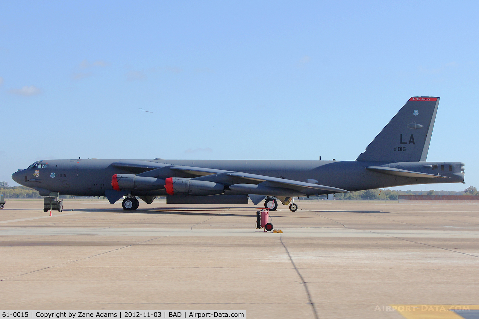 61-0015, 1961 Boeing B-52H Stratofortress C/N 464442, On the ramp at Barksdale AFB