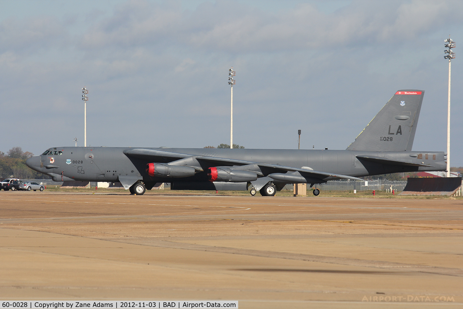 60-0028, 1960 Boeing B-52H Stratofortress C/N 464393, On the ramp at Barksdale AFB