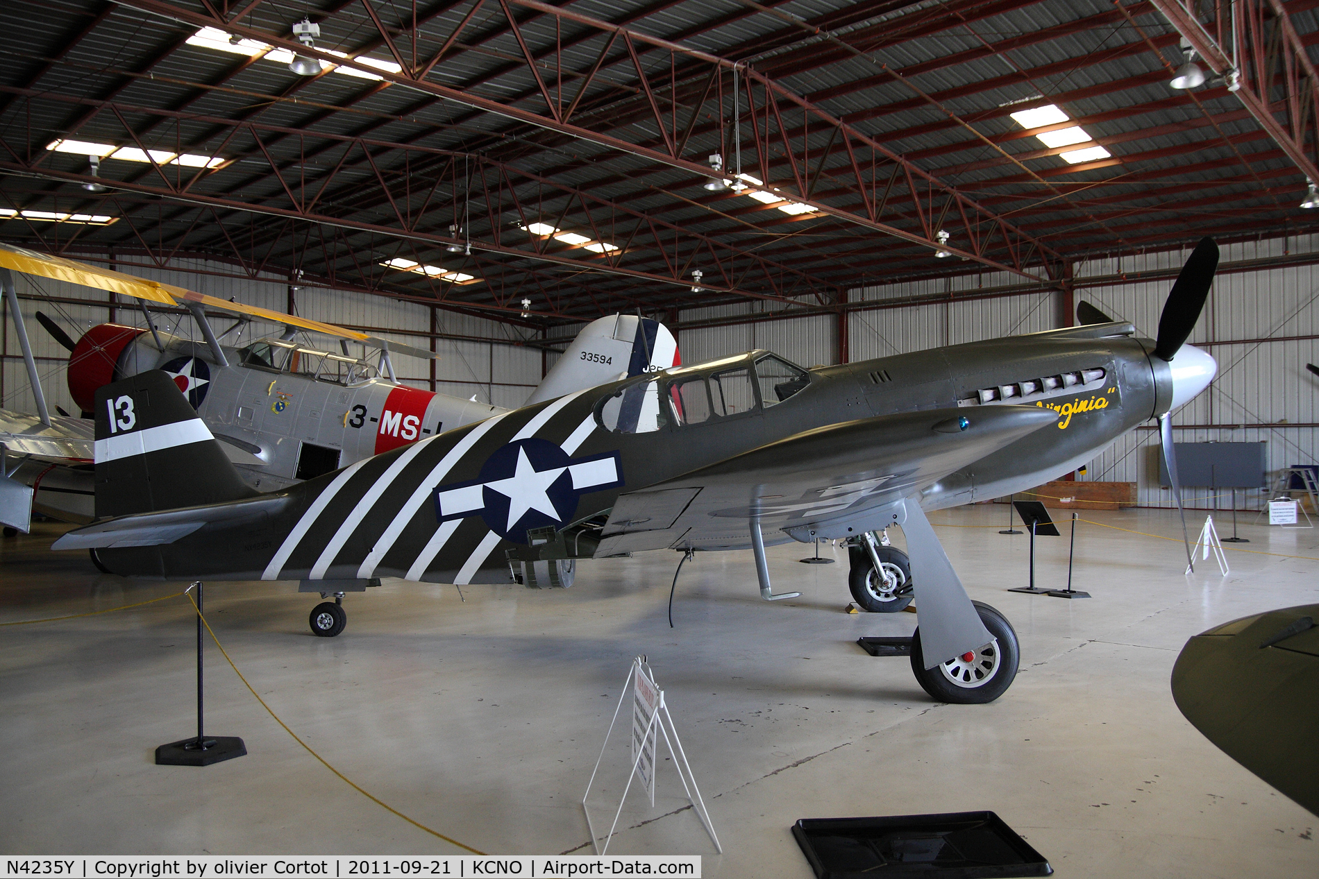 N4235Y, 1943 North American P-51A Mustang C/N MSN 99-22354, The mustang's ranch : Chino