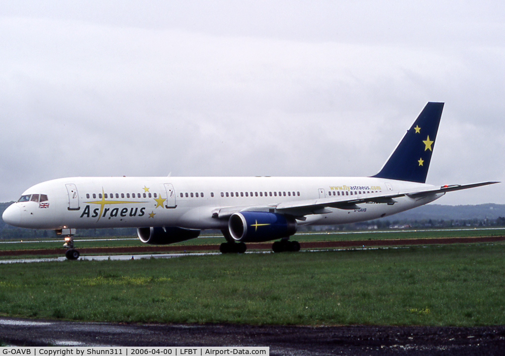 G-OAVB, 1988 Boeing 757-23A C/N 24289, Taxiing holding point rwy 02 for departure...